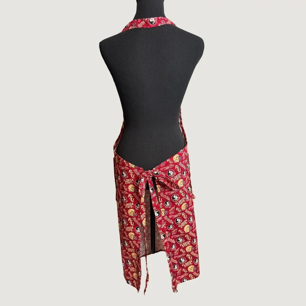 Florida State Seminoles FSU NCAA Garnet All Over Print Kitchen Tailgate Apron